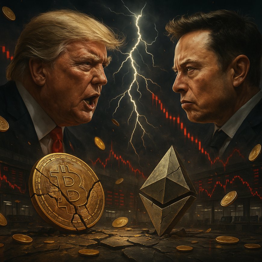 Trump-Musk Feud and Mass Liquidations Crypto Market Sheds $124 Billion Amid