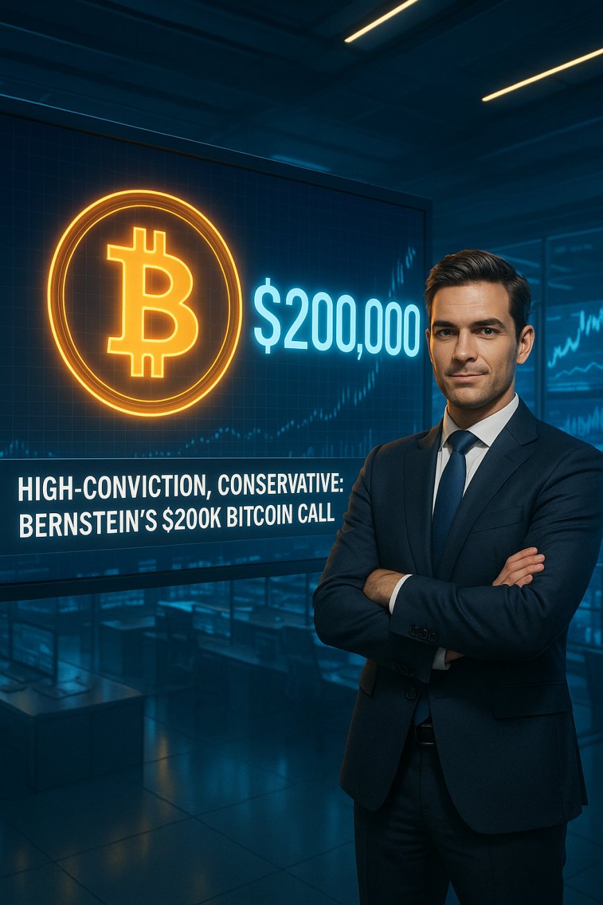 Bernstein says $200K Bitcoin target ’high-conviction but conservative’
