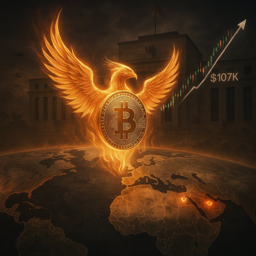 Bitcoin price today: recovers to $107k with Israel-Iran, Fed meeting in focus